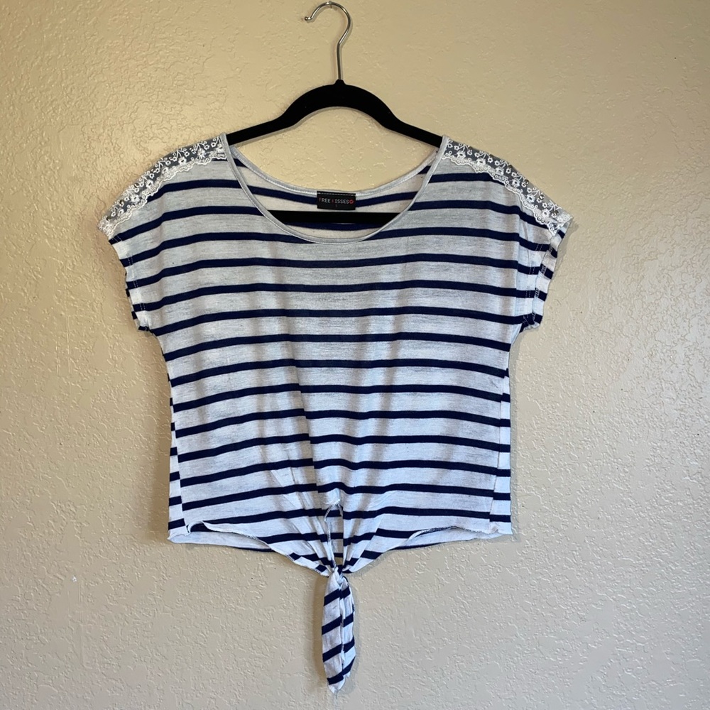 Striped Crop Top